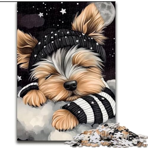 Puzzle für Teenager,1000 Teile,schlafender Yorkshire Terrier,für Kinder ab 14 Jahren Jedes Teil ist einzigartig – lustiges und herausforderndes Spiel für die ganze Familie Tolles Geschenk 50x75cm Puzzle für Teenager,1000 Teile,schlafender Yorkshire Terrier,für Kinder ab 14 Jahren Jedes Teil ist einzigartig – lustiges und herausforderndes Spiel für die ganze Familie Tolles Geschenk 50x75cm von NBDSOYEWO