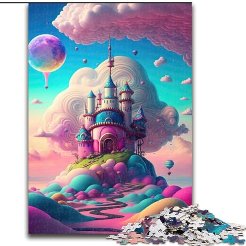 Puzzle für Teenager Candyland fürs Kinderzimmer, Lernspiele, Heimdekoration, ganze Familie (Größe 50x75cm) von NBDSOYEWO