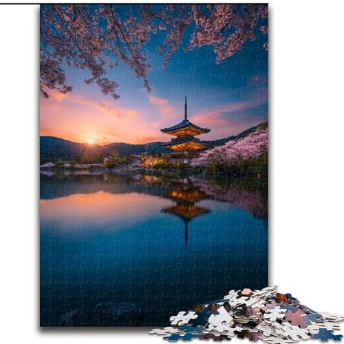 Puzzle mit 1000 Teilen für Erwachsene, wunderschöne Berge und Seen, Stressabbau, schwierige Herausforderung, Wichtelgeschenke für Kinder ab 14 Jahren (Größe 50x75cm) von NBDSOYEWO