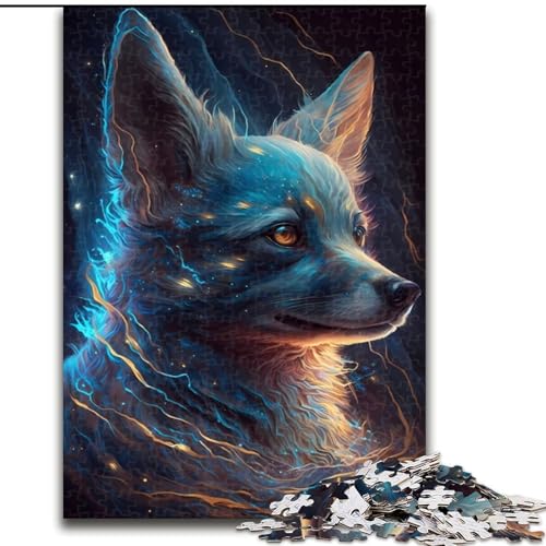 Puzzle mit 1000 Teilen für Teenager, Chihuahua-Hund, Spielzeug zum Stressabbau, einzigartige Heimdekoration und Geschenke für 14-Jährige (Größe 50x75cm) von NBDSOYEWO