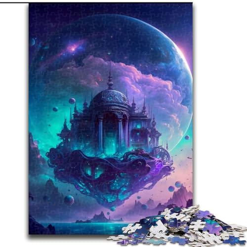 Puzzle mit 1000 Teilen für Teenager, Geschenke Schwimmender Palast, Spielzeug, intellektuelles Spiel, stärkt die Liebe zwischen Paaren, für Kinder ab 14 Jahren (Größe 50x75cm) von NBDSOYEWO