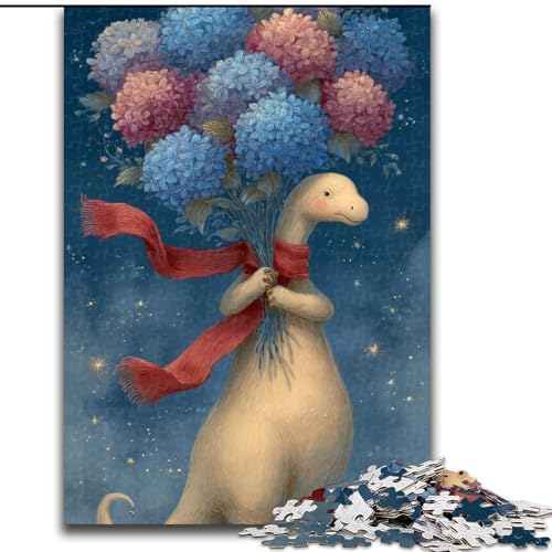 Puzzle mit 1000 Teilen für Teenager, Geschenke für Cartoon-Tiere, Spielzeug, intellektuelles Spiel, stärkt die Liebe zwischen Paaren, für Kinder ab 14 Jahren (Größe 26x38cm) von NBDSOYEWO