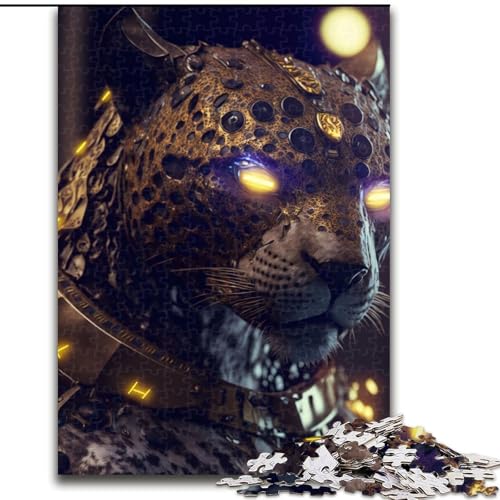 Puzzle mit 1000 Teilen für Teenager, Geschenke für den zukünftigen Leoparden, Spielzeug zum Stressabbau, einzigartige Heimdekoration und Geschenke für 14-Jährige (Größe 50x75cm) von NBDSOYEWO