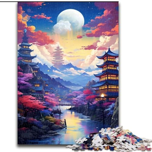 Puzzles für Erwachsene, 1000 Neon-Panda-Puzzles, anspruchsvolles Denkspiel für Teenager, perfekt als Heimdekoration oder Geschenk (Größe: 26x38cm) von NBDSOYEWO