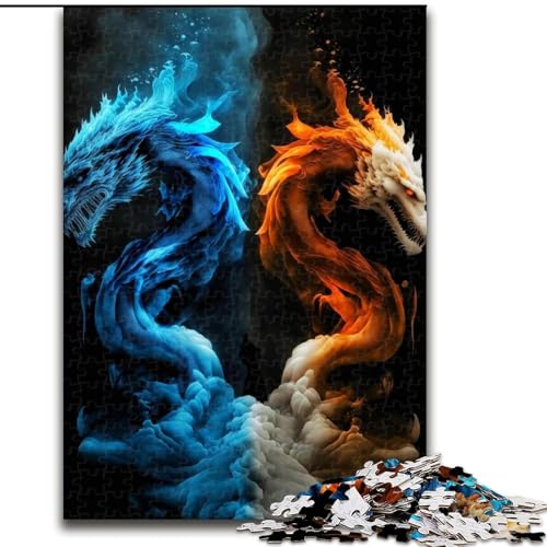 Puzzles für Erwachsene, 1000 Yin- und Yang-Puzzles, anspruchsvolles Denkspiel für Teenager, perfekt als Heimdekoration oder Geschenk (Größe: 26x38cm) von NBDSOYEWO