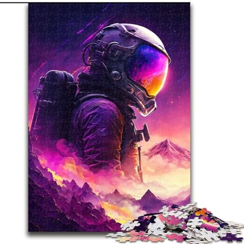 Puzzles für Erwachsene und Jugendliche, 1000 Teile, Astronaut, Weltraum, Galaxie, anspruchsvolles Spiel, Spielzeug, Wanddekoration, einzigartige Geburtstags (Größe 26x38cm) von NBDSOYEWO