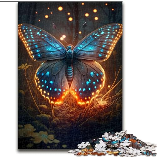 Puzzles für Erwachsene und Jugendliche, 1000 Teile, Schmetterling, magisch, herausforderndes Spiel, Spielzeug, Wanddekoration, einzigartige Geburtstags (Größe 50x75cm) von NBDSOYEWO
