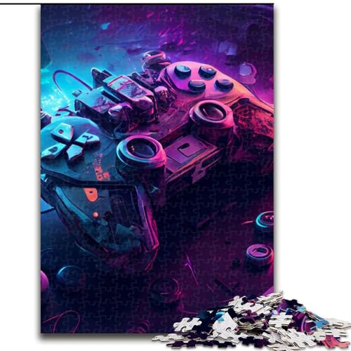Puzzles für Erwachsene und Teenager, Puzzle-Gamepad, lustige Aktivität für zu Hause, Spielzeug für Regentage, Geburtstagsgeschenke (Größe 50x75cm) von NBDSOYEWO