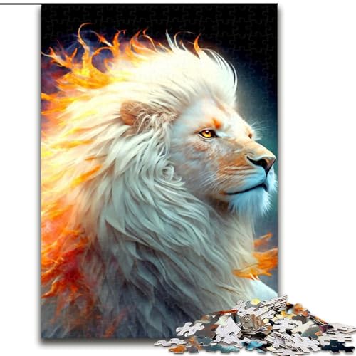 Puzzles für Teenager, 1000 Teile, Puzzle Löwe, Lernspielzeug für Teenager, ganze Familie ab 14 Jahren (Größe 26x38cm) von NBDSOYEWO