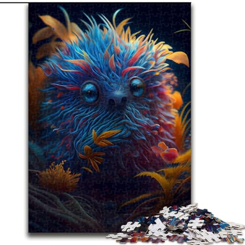 Puzzles für Teenager, 1000 Teile, gewelltes Fantasietier, Lernspielzeug für Teenager, ganze Familie ab 14 Jahren (Größe 50x75cm) von NBDSOYEWO