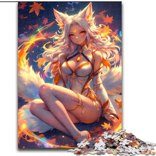 Puzzles für Teenager, 1000-teiliges Puzzle, Anime-Elfenmädchen, Lernspielzeug für Teenager, ganze Familie ab 14 Jahren (Größe 50x75cm) von NBDSOYEWO