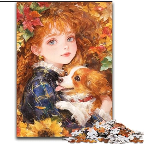 Puzzles für Teenager, 1000-teiliges Puzzle, Anime-Mädchen, Lernspielzeug für Teenager, ganze Familie ab 14 Jahren (Größe 50x75cm) von NBDSOYEWO