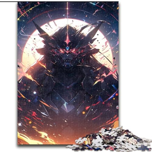 Puzzles für Teenager, 1000-teiliges Puzzle, Anime-Samurai, Lernspielzeug für Teenager, ganze Familie ab 14 Jahren (Größe 26x38cm) von NBDSOYEWO