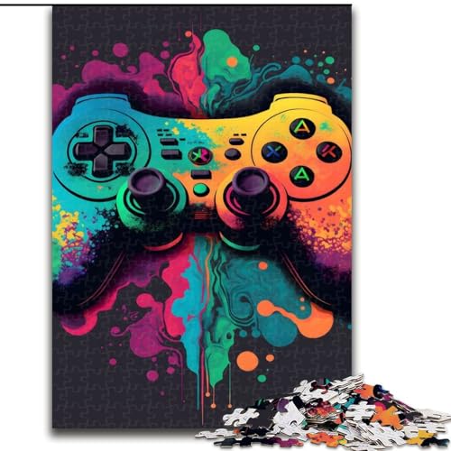 Puzzles für Teenager, 1000-teiliges Puzzle, Gaming-Controller, Lernspielzeug für Teenager, ganze Familie ab 14 Jahren (Größe 26x38cm) von NBDSOYEWO