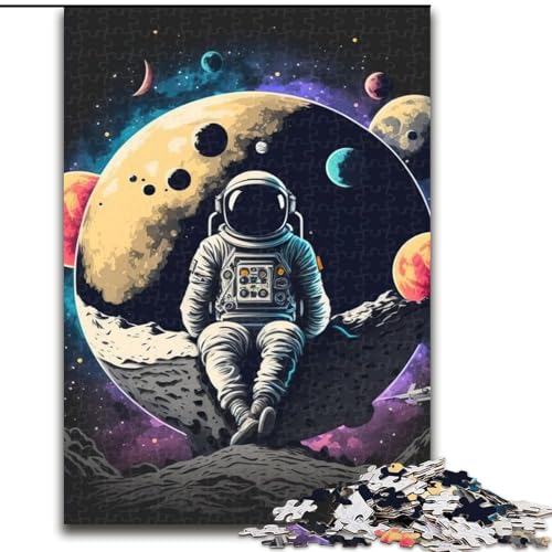 Puzzles für Teenager, 1000-teiliges Puzzle Astronaut im Weltraum, Lernspielzeug für Teenager und Jugendliche ab 14 Jahren, ganze Familie (Größe 26x38cm) von NBDSOYEWO