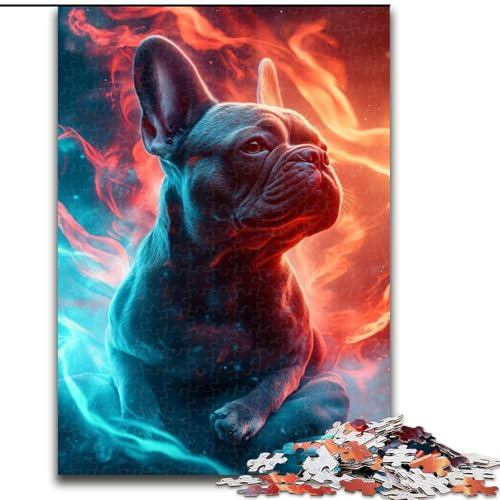 Puzzles für Teenager, 1000-teiliges Puzzle Bulldogge, Lernspielzeug für Jugendliche und Jugendliche ab 14 Jahren, ganze Familie (Größe 26x38cm) von NBDSOYEWO