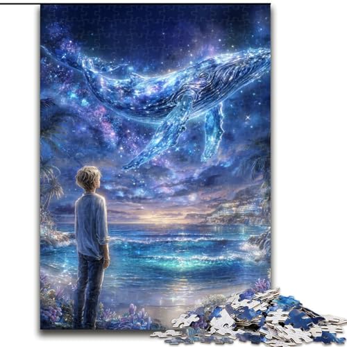 Puzzles für Teenager, 1000-teiliges Puzzle Weltraumwal, Lernspielzeug für Jugendliche und Jugendliche ab 14 Jahren, ganze Familie (Größe 26x38cm) von NBDSOYEWO
