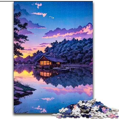 Puzzles für Teenager, 1000-teiliges Puzzle im japanischen Stil, Lernspielzeug für Jugendliche und Jugendliche, ganze Familie ab 14 Jahren (Größe 26x38cm) von NBDSOYEWO
