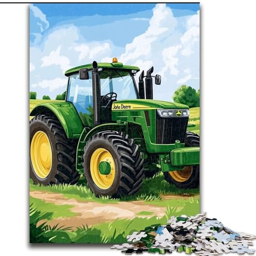 Puzzles für Teenager, 1000-teiliges Puzzle mit Traktoren, Bauernhofgerät, Lernspielzeug für Kinder ab 14 Jahren, ganze Familie (Größe 26x38cm) von NBDSOYEWO