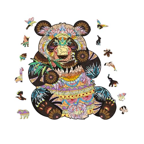 NBFBA Holzpuzzle Erwachsene, 100pcs Pand Spaßiges Unregelmäßig Geformtes Puzzle für Erwachsen, 18 * 20.4cm Lernspielzeug für Erwachsene und Kinder Familienspielsammlung NBFBA Holzpuzzle Erwachsene, 100pcs Pand Spaßiges Unregelmäßig Geformtes Puzzle für Erwachsen, 18 * 20.4cm Lernspielzeug für Erwachsene und Kinder Familienspielsammlung von NBFBA