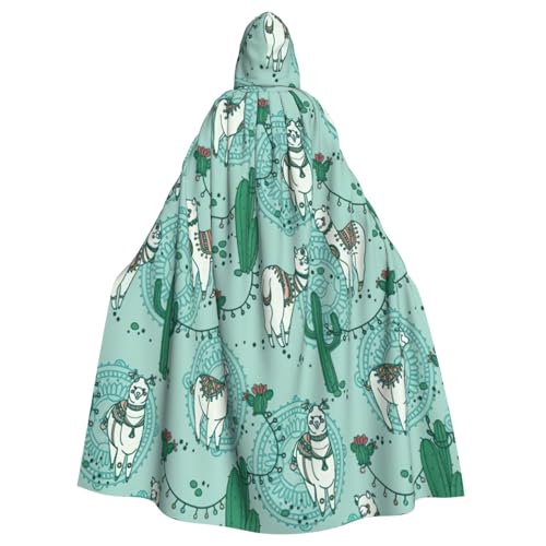 NBRIEU Alpaka Lama Print Uni Full Length Hooded Karneval Cosplay Kostüm NBRIEU Alpaka Lama Print Uni Full Length Hooded Karneval Cosplay Kostüm von NBRIEU