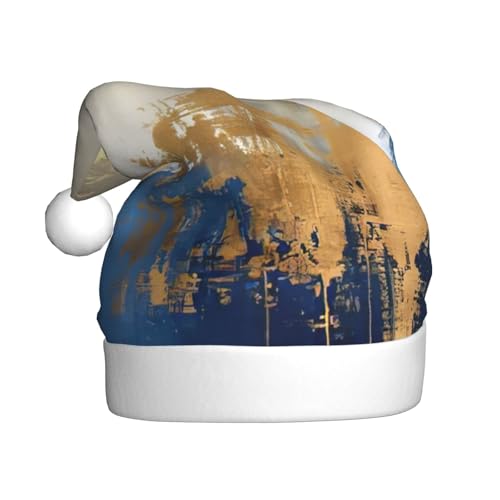 NBRIEU Festliche Dekoration, Weihnachtsmütze, Neujahrsparty-Zubehör und Geschenke, goldfarben / Blau / Weiß NBRIEU Festliche Dekoration, Weihnachtsmütze, Neujahrsparty-Zubehör und Geschenke, goldfarben / Blau / Weiß von NBRIEU