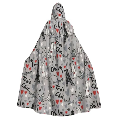 NBRIEU Frettchen-Kostüm für Damen und Herren, Uni, mit Kapuze, für Karneval, Cosplay NBRIEU Frettchen-Kostüm für Damen und Herren, Uni, mit Kapuze, für Karneval, Cosplay von NBRIEU