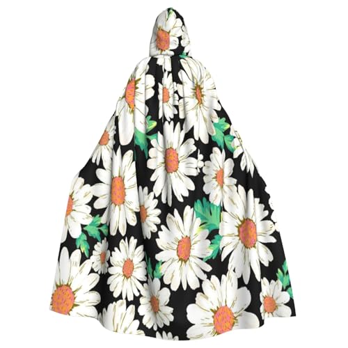 NBRIEU Morgenmantel mit Kapuze, Gänseblümchen-Druck, Uni, für Karneval, Cosplay NBRIEU Morgenmantel mit Kapuze, Gänseblümchen-Druck, Uni, für Karneval, Cosplay von NBRIEU