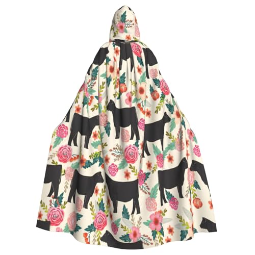 NBRIEU Ochsenkühe und Blumen in voller Länge, Rosenkostüm mit Kapuze, für Karneval, Cosplay NBRIEU Ochsenkühe und Blumen in voller Länge, Rosenkostüm mit Kapuze, für Karneval, Cosplay von NBRIEU