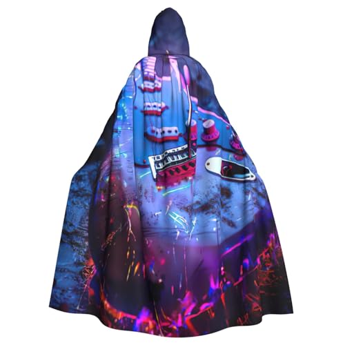 NBRIEU Uni-Bademantel, volle Länge, schöner Gitarren-Druck, mit Kapuze, Karneval, Cosplay-Kostüm NBRIEU Uni-Bademantel, volle Länge, schöner Gitarren-Druck, mit Kapuze, Karneval, Cosplay-Kostüm von NBRIEU