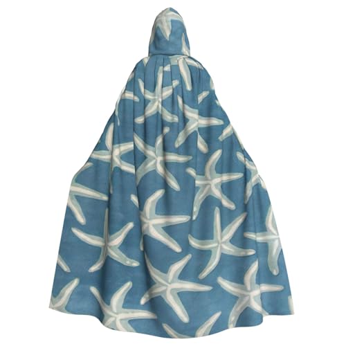 NBRIEU Uni-Bademantel mit Kapuze, Seestern, Küste, Wolle, bedruckt, Karneval, Cosplay-Kostüm NBRIEU Uni-Bademantel mit Kapuze, Seestern, Küste, Wolle, bedruckt, Karneval, Cosplay-Kostüm von NBRIEU