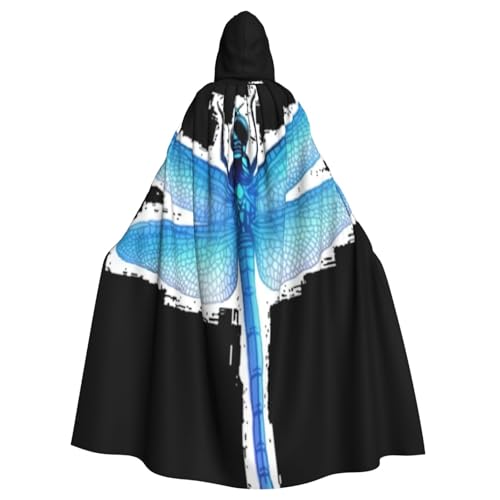 NBRIEU Uni-Bademantel mit Libellen-Druck, mit Kapuze, Umhang, Karneval, Cosplay-Kostüm NBRIEU Uni-Bademantel mit Libellen-Druck, mit Kapuze, Umhang, Karneval, Cosplay-Kostüm von NBRIEU
