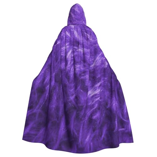 NBRIEU Uni Kapuzenmantel in voller Länge, violetter Druck, für Karneval, Cosplay NBRIEU Uni Kapuzenmantel in voller Länge, violetter Druck, für Karneval, Cosplay von NBRIEU