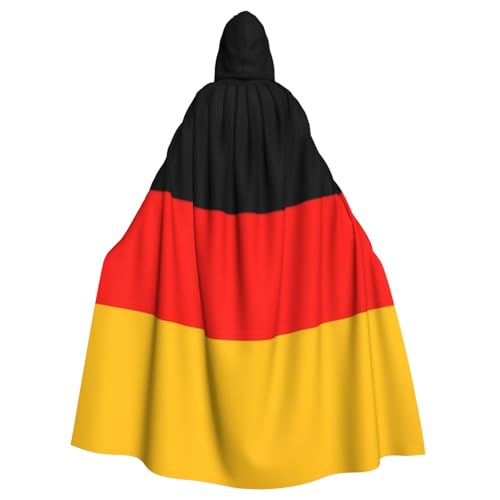 NBRIEU Uni Kapuzenmantel mit Deutschland-Flagge, Umhang, Umhang, Karneval, Cosplay-Kostüm NBRIEU Uni Kapuzenmantel mit Deutschland-Flagge, Umhang, Umhang, Karneval, Cosplay-Kostüm von NBRIEU