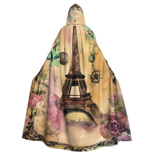 NBRIEU Uni-Kapuzenmantel mit Kapuze, Paris, Eiffelturm, Karneval, Cosplay-Kostüm NBRIEU Uni-Kapuzenmantel mit Kapuze, Paris, Eiffelturm, Karneval, Cosplay-Kostüm von NBRIEU