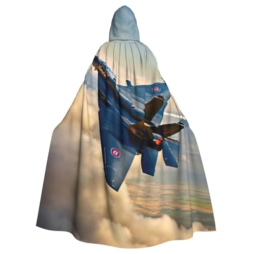 NBRIEU Uni-Kostüm mit Kapuze und Kampfflugzeug-Druck, für Karneval, Cosplay NBRIEU Uni-Kostüm mit Kapuze und Kampfflugzeug-Druck, für Karneval, Cosplay von NBRIEU