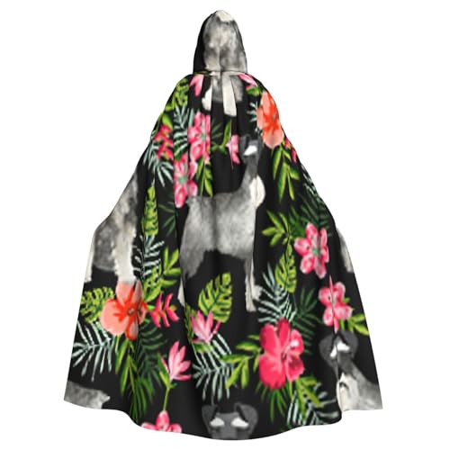 NBRIEU Uni-Kostüm mit Kapuze und Schnauzer-Druck, für Karneval, Cosplay, Schwarz, Einheitsgröße NBRIEU Uni-Kostüm mit Kapuze und Schnauzer-Druck, für Karneval, Cosplay, Schwarz, Einheitsgröße von NBRIEU