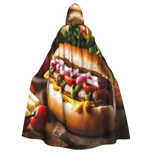 NBRIEU Uni-Kostüm mit Lebensmittel-Druck, mit Kapuze, für Karneval, Cosplay NBRIEU Uni-Kostüm mit Lebensmittel-Druck, mit Kapuze, für Karneval, Cosplay von NBRIEU