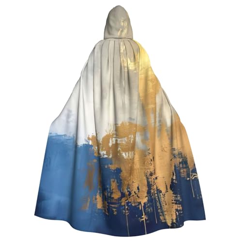 NBRIEU Uni Overall Print Gold Blau Weiß Kostüm mit Kapuze Karneval Cosplay Kostüm NBRIEU Uni Overall Print Gold Blau Weiß Kostüm mit Kapuze Karneval Cosplay Kostüm von NBRIEU
