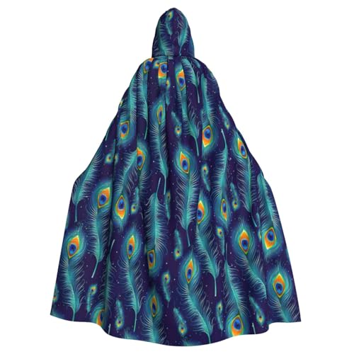 NBRIEU Uni Pfauenfedern Print Full Length Cosplay Kostüm mit Kapuze Karneval Cosplay Kostüm NBRIEU Uni Pfauenfedern Print Full Length Cosplay Kostüm mit Kapuze Karneval Cosplay Kostüm von NBRIEU