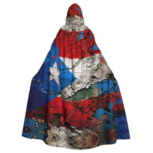 NBRIEU Uni Puerto Rico Tapeten-Flaggen-Druck, Kapuzenmantel, Umhang, Karneval, Cosplay-Kostüm NBRIEU Uni Puerto Rico Tapeten-Flaggen-Druck, Kapuzenmantel, Umhang, Karneval, Cosplay-Kostüm von NBRIEU
