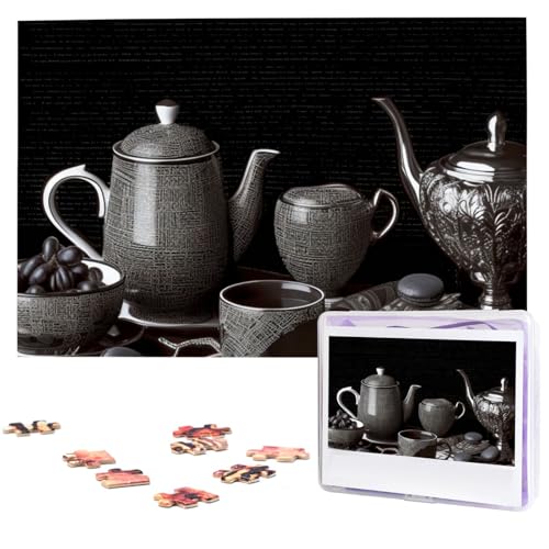 Black Afternoon Tea Puzzles from Photos 1000 Pieces Personalized Wooden Puzzle Challenging Jigsaw Puzzles for Adults Custom Picture Puzzle Gifts for Family Wedding Friend Black Afternoon Tea Puzzles from Photos 1000 Pieces Personalized Wooden Puzzle Challenging Jigsaw Puzzles for Adults Custom Picture Puzzle Gifts for Family Wedding Friend von NBSKSDLK
