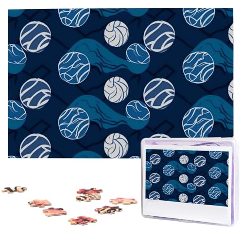 Blaue Volleyball-Puzzles aus Fotos, 1000 Teile, personalisiertes Holzpuzzle, herausfordernde Puzzles für Erwachsene, individuelles Bild, Puzzle, Geschenke für Familie, Hochzeit, Freund Blaue Volleyball-Puzzles aus Fotos, 1000 Teile, personalisiertes Holzpuzzle, herausfordernde Puzzles für Erwachsene, individuelles Bild, Puzzle, Geschenke für Familie, Hochzeit, Freund von NBSKSDLK