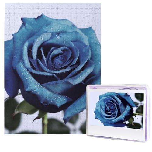 Blue Rose Blooms Puzzles from Photos 500 Pieces Personalized Wooden Puzzle Challenging Jigsaw Puzzles for Adults Custom Picture Puzzle Gifts for Family Wedding Friend Blue Rose Blooms Puzzles from Photos 500 Pieces Personalized Wooden Puzzle Challenging Jigsaw Puzzles for Adults Custom Picture Puzzle Gifts for Family Wedding Friend von NBSKSDLK