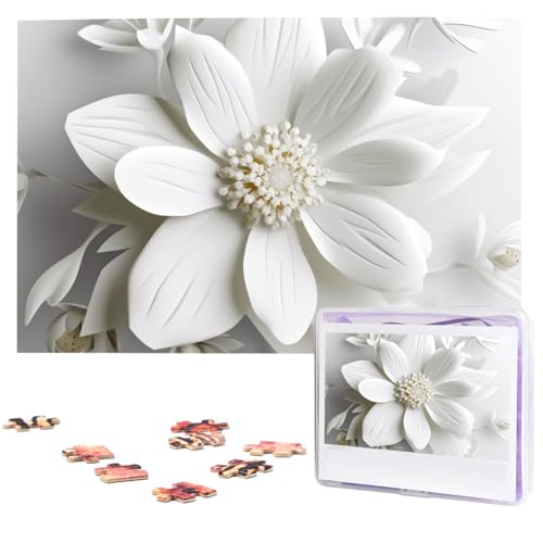 Blumenpuzzles aus Fotos, 1000 Teile, personalisiertes Holzpuzzle, herausfordernde Puzzles für Erwachsene, benutzerdefinierte Bilderpuzzle, Geschenke für Familie, Hochzeit, Freund Blumenpuzzles aus Fotos, 1000 Teile, personalisiertes Holzpuzzle, herausfordernde Puzzles für Erwachsene, benutzerdefinierte Bilderpuzzle, Geschenke für Familie, Hochzeit, Freund von NBSKSDLK