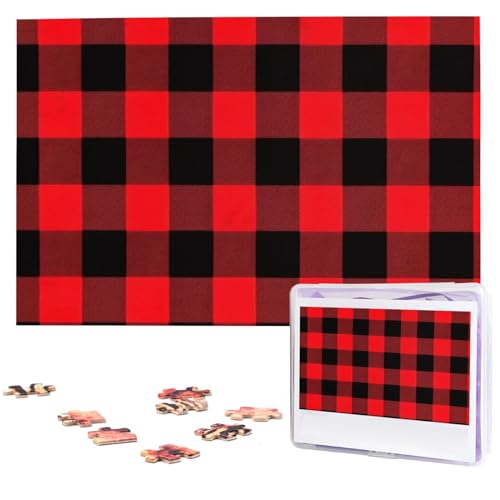 Buffalo Check Puzzles aus Fotos, 1000 Teile, personalisiertes Holzpuzzle, herausfordernde Puzzles für Erwachsene, benutzerdefinierte Bilderpuzzle, Geschenke für Familie, Hochzeit, Freund Buffalo Check Puzzles aus Fotos, 1000 Teile, personalisiertes Holzpuzzle, herausfordernde Puzzles für Erwachsene, benutzerdefinierte Bilderpuzzle, Geschenke für Familie, Hochzeit, Freund von NBSKSDLK