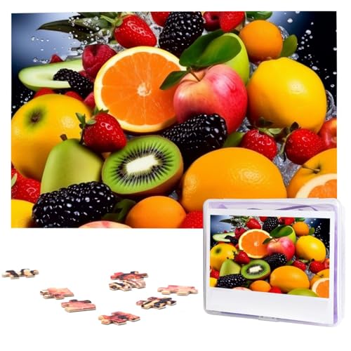 Bunte Obst-Puzzles aus Fotos, 1000 Teile, personalisiertes Holzpuzzle, herausfordernde Puzzles für Erwachsene, individuelles Bild, Puzzle, Geschenke für Familie, Hochzeit, Freund Bunte Obst-Puzzles aus Fotos, 1000 Teile, personalisiertes Holzpuzzle, herausfordernde Puzzles für Erwachsene, individuelles Bild, Puzzle, Geschenke für Familie, Hochzeit, Freund von NBSKSDLK