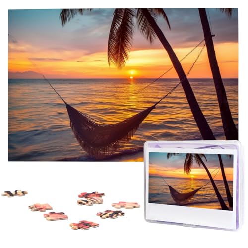Coconut Beach Sonnenuntergang Hängematte Puzzles aus Fotos 1000 Teile Personalisiertes Holzpuzzle Herausfordernde Puzzles für Erwachsene Benutzerdefinierte Bilderpuzzle Geschenke für Familie Hochzeit Coconut Beach Sonnenuntergang Hängematte Puzzles aus Fotos 1000 Teile Personalisiertes Holzpuzzle Herausfordernde Puzzles für Erwachsene Benutzerdefinierte Bilderpuzzle Geschenke für Familie Hochzeit von NBSKSDLK