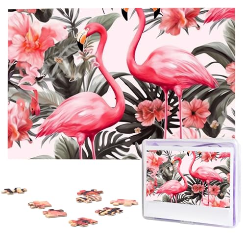 Flamingo Floral Printed Puzzles from Photos 1000 Pieces Personalized Wooden Puzzle Challenging Jigsaw Puzzles for Adults Custom Picture Puzzle Gifts for Family Wedding Friend Flamingo Floral Printed Puzzles from Photos 1000 Pieces Personalized Wooden Puzzle Challenging Jigsaw Puzzles for Adults Custom Picture Puzzle Gifts for Family Wedding Friend von NBSKSDLK