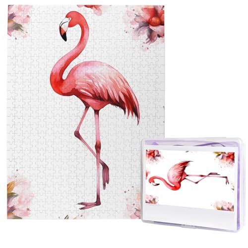 Flamingo-Puzzles aus Fotos, 500 Teile, personalisiertes Holzpuzzle, herausfordernde Puzzles für Erwachsene, individuelles Bild, Puzzle, Geschenke für Familie, Hochzeit, Freund Flamingo-Puzzles aus Fotos, 500 Teile, personalisiertes Holzpuzzle, herausfordernde Puzzles für Erwachsene, individuelles Bild, Puzzle, Geschenke für Familie, Hochzeit, Freund von NBSKSDLK